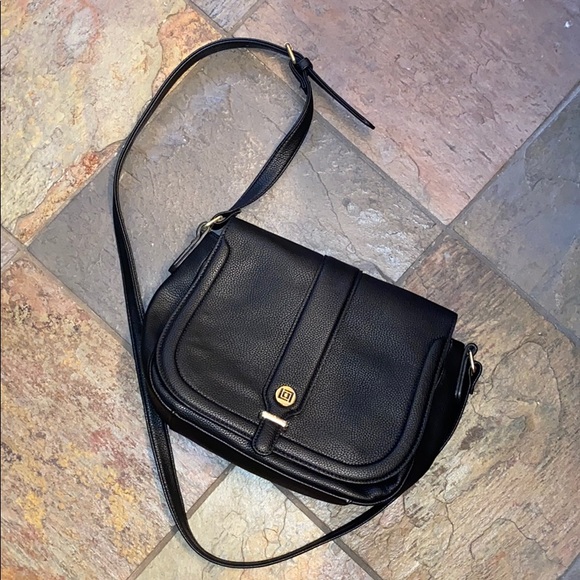 SOLD Liz Claiborne black crossbody - Picture 2 of 2